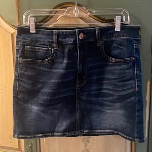 American Eagle outfitters denim skirt, next level stretch, size 12